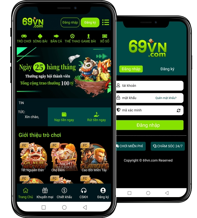 69VN - Trang Nhà Cái 69VN.COM Uy Tín | Đăng Ký +69K 24 App 69VN