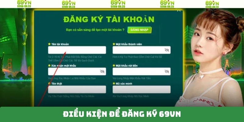 Điều kiện tạo tài khoản tại nhà cái thành công