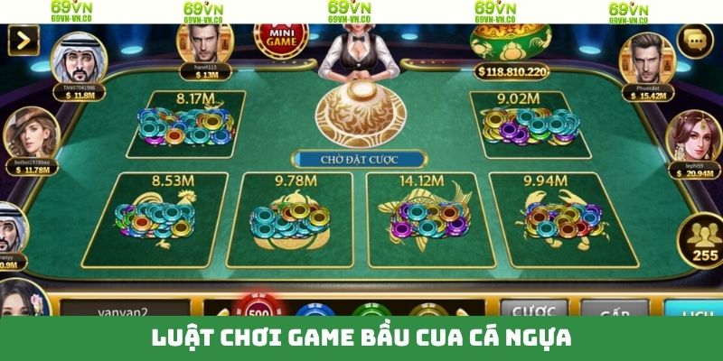 Bầu Cua Cá Ngựa Online 69VN - Tựa Game Cá Cược Đỉnh Cao 3 Luật chơi cơ bản của game bầu cua cá ngựa cực đơn giản